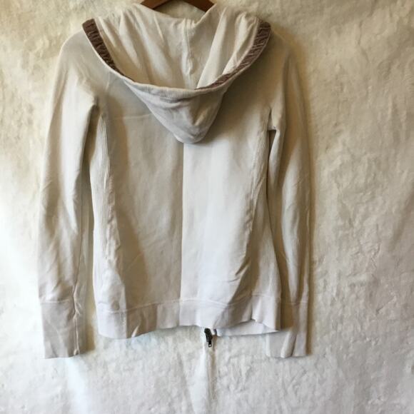 Abercrombie Girl White Zip Up Jacket - Picture 9 of 13